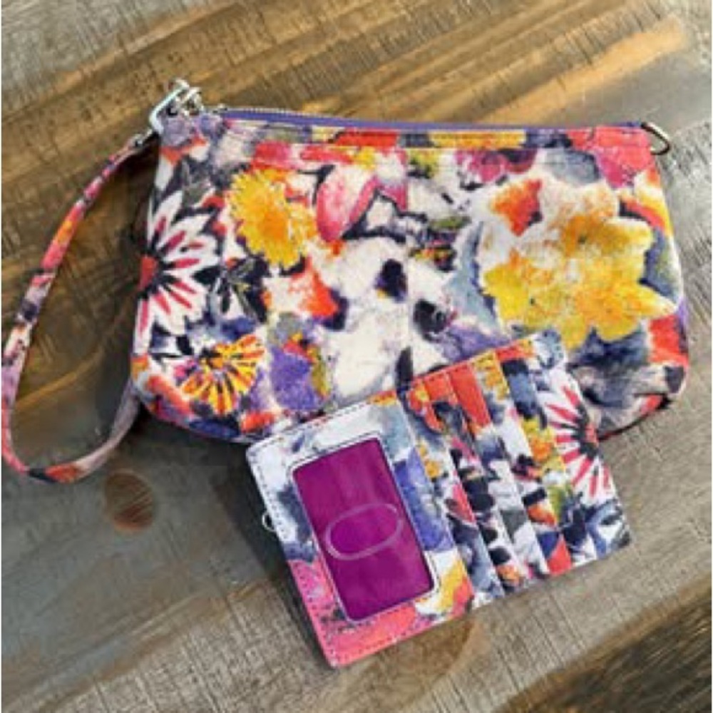 HOBO Floral Zippered Pouch